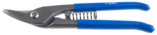 Ножницы ЗУБР по металлу цельнокованые, "Эксперт", изогнутые левые, 220 мм / 23011-25