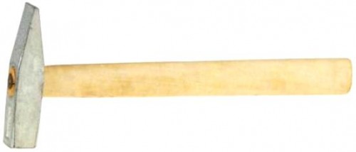 Молоток слесарный кованый оцинкованный НИЗ, 600 г, деревянная рукоятка / 2000-06