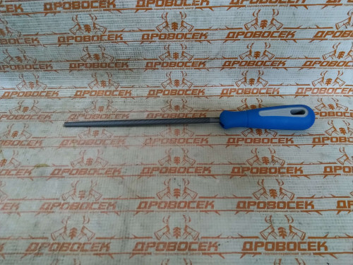 Напильник ЗУБР круглый, "Эксперт", двухкомпонентная рукоятка, №1, 200 мм / 1651-20-1