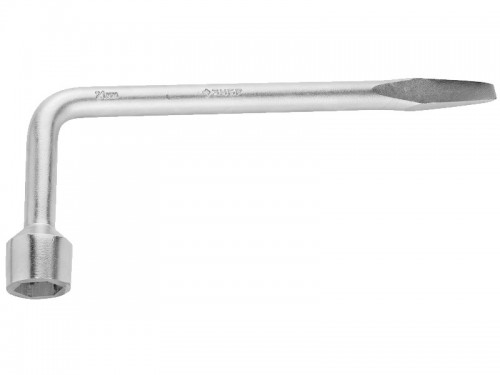 Ключ баллонный ЗУБР Г-образный с монтажной лопаткой, "Мастер", 22 мм / 2753-22
