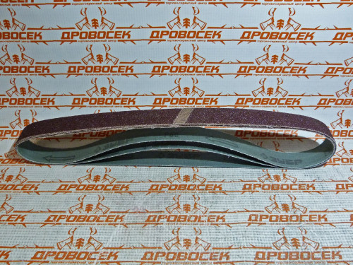 Лента шлифовальная ЗУБР универсальная бесконечная для ЗШС-330, основа - х/б ткань, 25х762 мм, Р320, 3 шт. / 35547-320