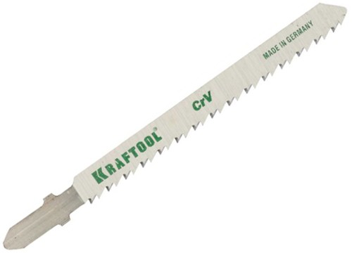 Полотно KRAFTOOL для эл/лобзика, HSS, по металлу (1.5-2 мм),  EU-хвост., шаг 1.2 мм, 55 мм, 5 шт. / 159551-1.2-S5