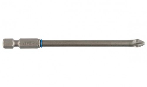 Бита ЗУБР,  ГОСТ 17199-88, Cr-Mo сталь S2, E1/4", PZ2, 100 мм, 1 шт. / 26013-2-100-1