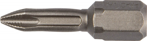 Бита KRAFTOOL X-Drive, Cr-Mo сталь S2, C1/4", PH3, 25 мм, 2 шт. / 26121-3-25-2