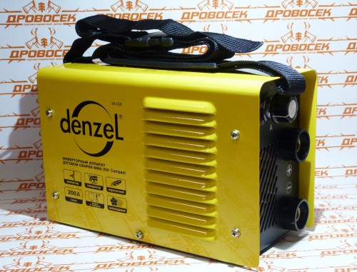 Инверторный аппарат дуговой сварки ММА-200 Compact DENZEL (200 А, ПВР 60%, диам. 1,6-5 мм) / 94336