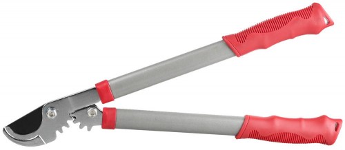Сучкорез GRINDA, 465 мм, тефлоновое покрытие, рычаг с зубчатой передачей, стальные ручки / 8-424103