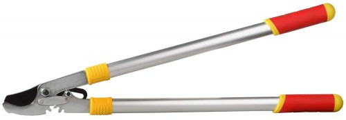 Сучкорез GRINDA, 745 мм, тефлоновое покрытие, рычаг с зубчатой передачей, алюминиевые ручки / 8-424052