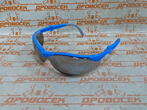 Очки ЗУБР защитные серые с зеркальным покрытием, "Эксперт" / 110312