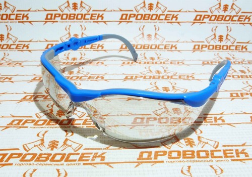 Очки ЗУБР защитные прозрачные, с зеркальным покрытием "Эксперт" / 110310