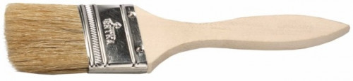 Флейцевая кисть вятка (деревянная ручка + натуральная щетина + ширина 75 мм) / 0100-075_z01