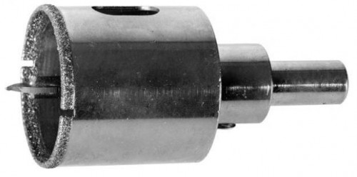 Сверло-коронка алмазная по кафелю 18 мм, с центрирующим сверлом, зерно 60 / 29850-18