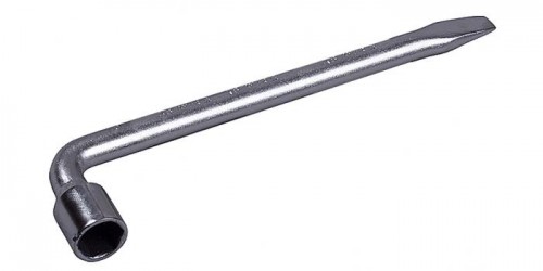 Ключ баллонный ЗУБР ЭКСПЕРТ Г-образный оцинкованный, 17 мм  / 2753-17_z01