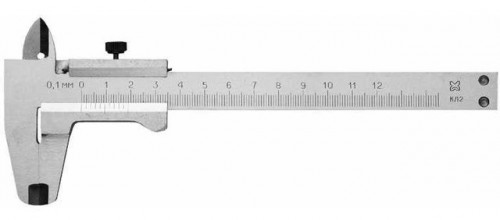Металлический штангенциркуль,тип 1, класс точности 2, 250 мм, шаг 0,1мм Зубр / 3445-250