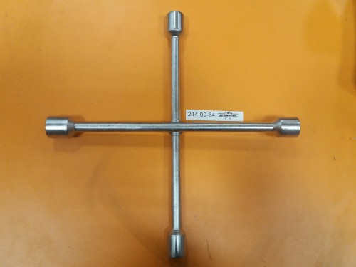 Ключ-крест автомобильный оцинкованный ЗУБР, 27543, 17-19-21-22 мм