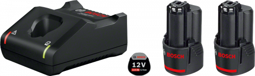 Набор аккумуляторные батареи GBA 12V 2.0Ah 2 шт и зарядное устройство GAL 12V-40 Bosch 1600A019R8