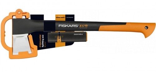 Промо-набор Fiskars: топор Х17 + точилка / 1020182