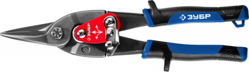 Ножницы по металлу ЗУБР КАТРАН, 250 мм, прямые, Cr-Mo / 23130-S