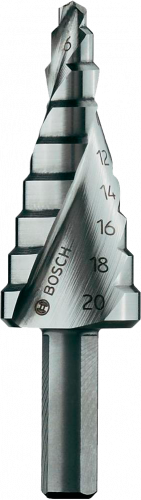 Ступенчатое сверло HSS 4-20 мм DIY Bosch 2609255115