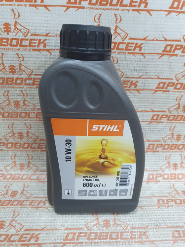 Моторное масло STIHL  (Германия) для 4-тактных двигателей 10 W-30(0,6 л) / 0781-309-1000