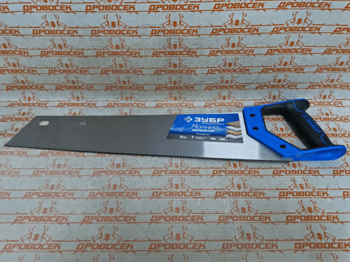 Ножовка по дереву (пила) ЗУБР Молния-ЛАМИНАТОР 500 мм, 11TPI, 3D зуб, для ламинир, деревянных, пластиковых панелейи труб / 15235-50