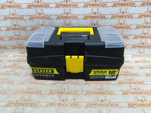 Ящик для инструмента STAYER "VEGA-12" пластиковый / 38105-13