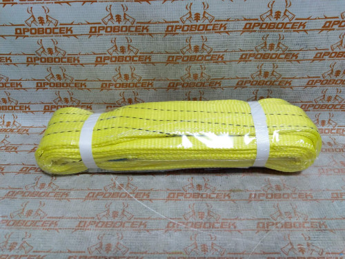 Текстильный петлевой строп ЗУБР СТП-3/3, желтый, г/п 3 т, длина 3 м / 43553-3-3