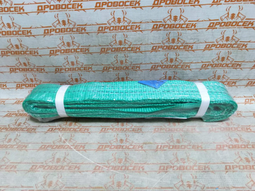 Текстильный петлевой строп ЗУБР СТП-2/3, зеленый, г/п 2 т, длина 3 м / 43552-2-3