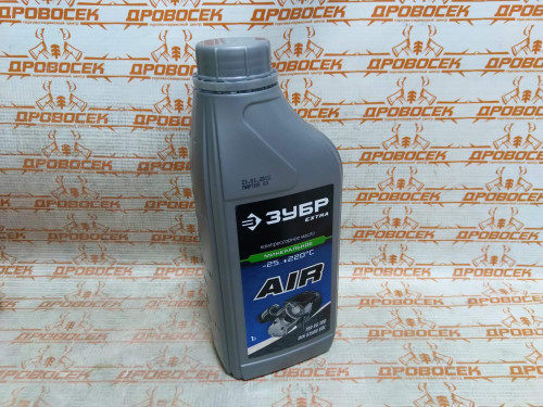 Компрессорное минеральное масло ЗУБР 1л /  70630-1