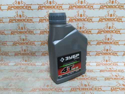 ЗУБР 4Т-30, 0.6 л, минеральное масло для 4-тактных двигателей, EXTRA / 70613-06