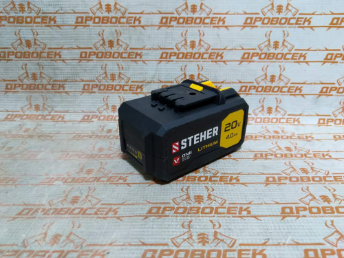 STEHER V1, 20 В, 4.0 А·ч, аккумуляторная батарея / V1-20-4