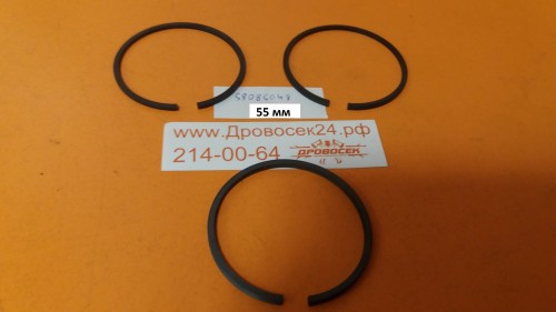 Кольца поршневые 55 мм компрессор (3 шт) / 58086048