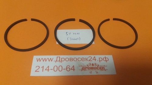Кольца поршневые на компрессор 51 мм KMR-2200/70 / 60904025 / 20.02.059.000