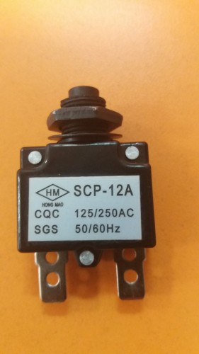 Предохранитель автоматический на компрессор SCP-12A 125/250AC - 50/60 Hz / 58091089