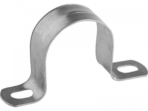 Скобы СВЕТОЗАР металлические для крепления металлорукава Ø15 мм,двухлапковые, 100 шт. / 60212-15-100