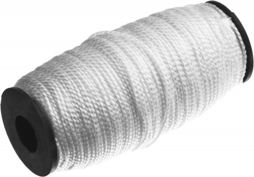 Шнур полипропиленовый крученый СИБИН, белый, 29 кгс, Ø1.5 мм, 100 м / 50528