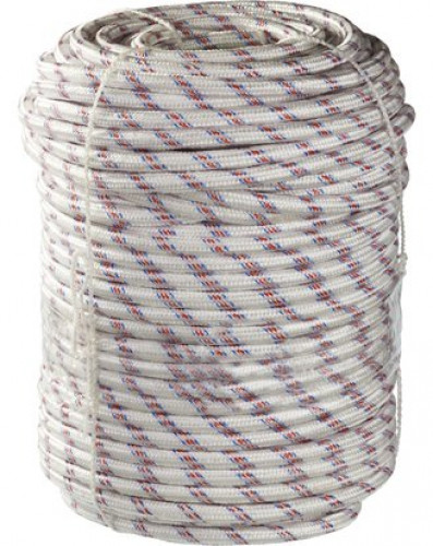 Фал полипропиленовый плетеный СИБИН, 24-прядный, 1000 кгс, Ø12 мм, 100 м / 50215-12