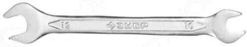 Ключ гаечный рожковый ЗУБР, "Мастер",  хром 6х7 мм / 27010-06-07