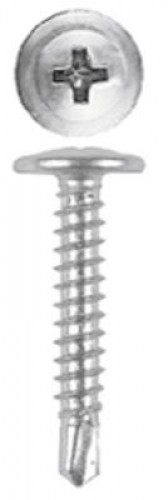 Саморезы по металлу с прессшайбой ЗУБР, PH2, 4.2х76 мм, 2000 шт. / 4-300210-42-076