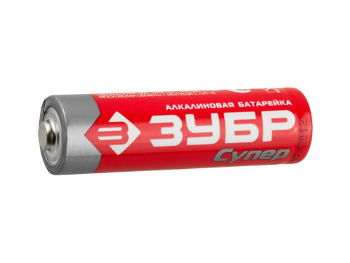 Батарейка ЗУБР TURBO щелочная (алкалиновая), тип AAA, 1.5 В, 4 шт. / 59211-4C