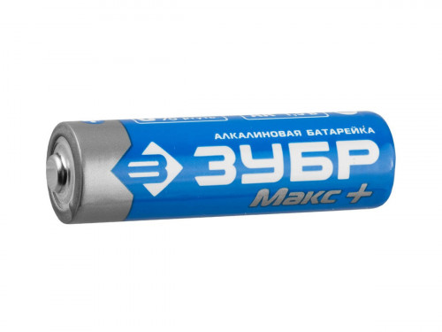 Батарейка ЗУБР TURBO MAX щелочная (алкалиновая), тип AA, 1.5 В, 4 шт. / 59206-4C
