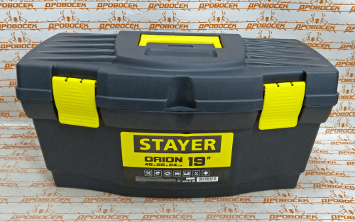 Ящик для инструмента STAYER TOPLine, STANDARD, пластик, 480х250х240 мм (19") / 38110-18