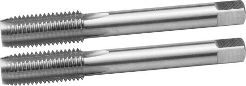 Метчики ЗУБР машинно-ручные, комплектные для метрической резьбы, "Эксперт", М18x2.0, 2 шт. /  4-28007-18-2.0-H2
