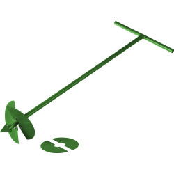 Бур садовый РОСТОК, со сменными ножами, 150 мм, 200мм, длина 1000мм / 39492