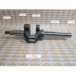 Коленвал для газонокосилки CARVER LMG-2646HM, LMG-265 1 DMS / 01.025.00038