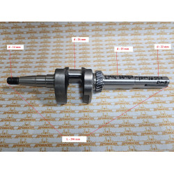 Коленвал для газонокосилки CARVER LMG-3653DMS / 01.025.00037