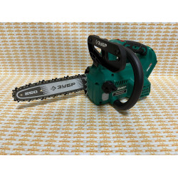 ЗУБР 20 В, 250 мм шина, без АКБ (LMS), пила цепная аккумуляторная (ПЦБ-2025)