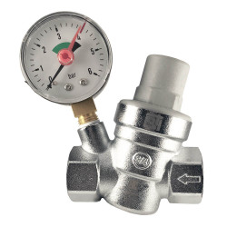 Редуктор давления STI ¾" с манометром (1-6 бар) / ТТ000016404
