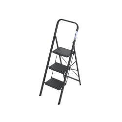 Стремянка сталь, широкая ступень, 300х200 мм.  с противоскользящими накладками  3 ст.  