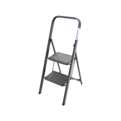 Стремянка сталь, широкая ступень, 300х200 мм.  с противоскользящими накладками  2 ст.  