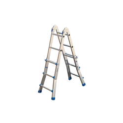 Лестница ТТ43 алюминиевая шарнирная телескопическая  4x3